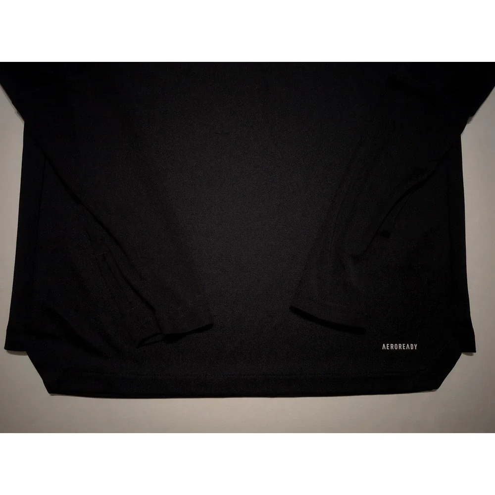 ADIDAS Chicago Fire MLS 1/2 Zip Jersey Pullover 2021 Black Men's Medium M
